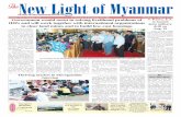 New Light of Myanmar · 2013-08-12 · Federation U Tin Aung together with manager U Myo Win Nyunt, U Hla Shwe Lay, Secretary U Aung Soe Moe, Coaches U Aye Maung Gyi and U Ye Nyunt.