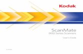 Kodak ScanMate i900 Series Scanners User's Guide · 2016-11-07 · Safety User precautions • Do not install the scanner in a location subject to dust, humidity or steam. This may