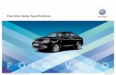 Polo Vivo Sedan Specifications - Barloworld VW Gaborone · Polo Vivo Sedan Specifications 90431-PoloVivoSedan MY17 Spec Leaflet Emissions Removal V7.indd 1 2016/07/12 3:11 PM. ANYTHING