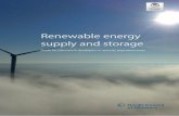 Renewable energy supply and storage · Ved Stranden 18 DK-1061 Copenhagen K ... heating for thecommunity. The guide includes a step-by-step guide through the project development process