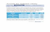 Acoustic EC Software Library · Main Page Related Pages Modules Data Structures Files Profiling Acoustic EC Software Library Modules Here is a list of all modules: [detail level 1234]