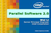 Senior Principal Engineer Intel Corporationinfolab.stanford.edu/~ullman/dragon/w06/lectures/cs243-lec16-wei-2.pdf · Senior Principal Engineer Intel Corporation. 2 Agenda Major Technological