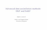Advanced data assimilation methods- EKF and EnKFekalnay/pubs/Alghero-Kalnay4-EnKFclass.ppt.pdf · perturbations in ensemble space Xb 4) Compute the matrices of forecast perturbations