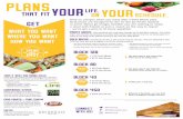plans YOUR LIFE. That fit ON Schedule. YOUR - ECU Dining · 2019-07-25 · ECU One Card and are accepted at all of our dining locations. That fit LIFE. ON Schedule. plans YOUR YOUR