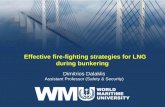 Effective fire-fighting strategies for LNG during bunkering · LNG carriers are required by the IGC to have fixed dry powder systems. The system should reach above-deck exposed cargo
