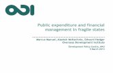 Public expenditure and financial management in fragile states · Belling the public procurement cat 1. Government central focus and buying-in of temporary procurement capacity. 2.