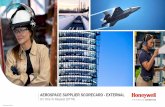 AEROSPACE SUPPLIER SCORECARD - EXTERNAL · 2018-12-01 · Honeywell Confidential - © 2018 by Honeywell International Inc. All rights reserved. OEM & R&O Scorecard Definitions 1 No