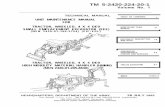 TABLE OF CONTENTSi UNIT MAINTENANCE MANUAL FOR … · (nsn 2420-01-160-2754) (eic:edl) tractor, wheeled, 4 x 4 ded table of contentsi how to use this manual xii preventive maintenance