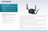 4G LTE M2M Router - D-Link · 2020-01-31 · 4G LTE M2M Router DWM-312W The D-Link DWM-312W 4G LTE M2M Router is an easy-to-deploy, high performance 3G/4G router. It features a dedicated