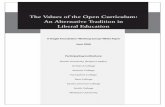 The Values of the Open Curriculum: An Alternative ... · The Values of the Open Curriculum: An Alternative Tradition in Liberal Education I. Introduction: Why Study the “Open Curriculum”?