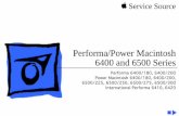Performa/Power Macintosh 6400 and 6500 Series Service and... · Performa/Power Macintosh 6400 and 6500 Series Performa 6400/180, 6400/200 ... Performa/Power Macintosh 6400, but differs