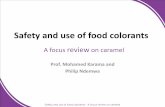 Safety and use of food colorants - PotentashSafety and use of food colorants Prof. Mohamed Karama and ... • Coffee (excluding flavoured instant coffee) and coffee ... ‐heating