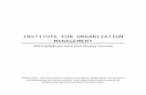 INSTITUTE FOR ORGANIZATIONAL MANAGEMENT …institute.uschamber.com/.../12/2014-Curriculum-Syllabi.docx · Web viewinstitute for organization management 2014 Syllabi for Core and Elective