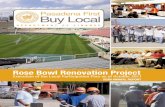 Pasadena First Buy Local...Rose Bowl Renovation Project Pasadena First Buy Local Execution of the Rose Bowl Local Participation Plan (February 17, 2011 to date) October - 2011 1) There