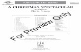  · For Preview Only Extra Conductor Score: $12.00 Extra Parts: $3.50 Grade 3.5-4 A CHRISTMAS SPECTACULAR Arranged by Chris Sharp FJH concert Band 2525 Davie Road, Suite 360 Fort