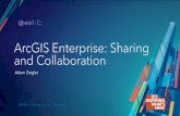 ArcGIS Enterprise: Sharing and Collaboration · Sharing web tools •Portal item that exposes a geoprocessing (GP) service •Can be used across the platform including ArcGIS Pro