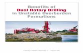Benefits of Dual Rotary Drilling in Unstable …SUMMARY APPLICATIONS ADVANTAGES & PERFORMANCE DUAL ROTARY DRILLING MAJOR DRILLING SYSTEMS INTRODUCTION < 1 > Benefits of Dual