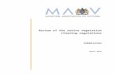 MAV submission to the review of the native … · Web viewMAV submission to the review of the native vegetation clearing regulations 17MAV submission to the review of the native vegetation