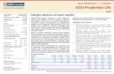 BUY Margins decline on lower topline Prudential - 3QFY19 - HDFC sec... · 3QFY19. This resulted in 9MFY19 cost/TWRP ratio increasing to 15.4% (+140bps YoY). We had highlighted high
