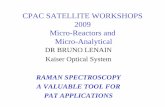 CPAC SATELLITE WORKSHOPS 2009 Micro-Reactors and Micro ...depts.washington.edu/cpac/Activities/Meetings... · CPAC SATELLITE WORKSHOPS 2009 Micro-Reactors and Micro-Analytical DR