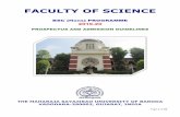 FACULTY OF SCIENCEfileserver2.mkcl.org/MSUBBSC2019/OasisModules_Files/... · 2019-06-01 · Page 3 of 20 FACULTY ADMINISTRATION Dean Prof H R Kataria Dean of Students Prof Kauresh