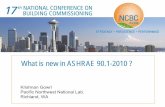 What is new in ASHRAE 90.1-2010 · Learning Objectives. 1. Overview of ASHRAE 90.1 Standard 2. Approved addenda for 90.1-2010 3. Energy savings comparison to 90.1-2004 4. Current