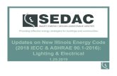 Updates on New Illinois Energy Code (2018 IECC & ASHRAE …...ASHRAE 90.1-2016. low-rise residential buildings Single-family houses, multifamily structures of three stories or fewer