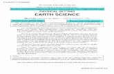 PHYSICAL SETTING EARTH SCIENCE · 2019-12-09 · Part A Answer all questions in this part. Directions (1–35): Use your knowledge of Earth science to answer all questions. For each