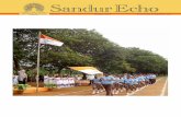 Sandur Echo October 2012 No. 53 October 2012 For private ...Sandur Echo October 2012 3 Students : We are extremely privileged to be here and consider it an honour to interview you,