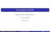 Autoregressive Models - Stanford Universitycs236.stanford.edu/assets/slides/cs236_lecture3.pdfAutoregressive Models We can pick an ordering of all the random variables, i.e., raster