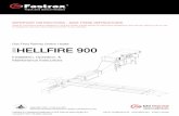 HellFire 900 2005 Gas Blower Manual...The HELLFIRE 900 switch heater is recommended for clearing ice and snow from switches with no longer than 40 ft of moving rail from heel to point