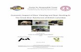 Economic Impact of Bear Viewing and Bear Hunting in The ... · Economic Impact of Bear Viewing and Bear Hunting in the Great Bear Rainforest of British Columbia was produced by the