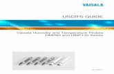 Vaisala Humidity and Temperature Probes HMP60 and HMP110 ... · USER'S GUIDE Vaisala Humidity and Temperature Probes HMP60 and HMP110 Series M211060EN-H