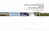 DRAFT Assumptions and Estimates - Delta REvisiondeltarevision.com/2012 docs/ae_brochure-cwpu2013.pdf · final assumptions and estimates for Update 2013. ... Provide a synopsis of