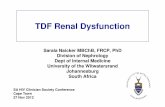 TDF Renal Dysfunction Naicker - TDF renal dysfunction (27 Nov, 15h30).pdf• Polymorphism in ABCC2 (gene encoding MRP2): partly responsible for efflux of TDF from PT, resulting in