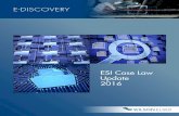 E-DISCOVERY...e-Discovery issues with the goal of expediting case handling, minimizing burden and expense, and removing contentiousness as much as practicable from litigation. Rule
