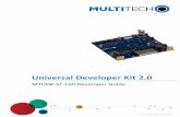 MTUDK-ST-Cell Developer Guide · 2018-11-16 · BOARD COMPONENTS Universal Developer Kit 2.0 MTUDK-ST-Cell Developer Guide 7 Developer Board Connectors Board Components Label Description