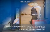 MECHANICAL LOCK CASES, HINGES AND DOOR ... OW2/Products...4 Handing Please specify the handing when ordering a lock case. A simple way to determine if the door (and lock) is left or