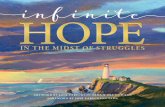 INFINITE HOPE in the midst of struggles...W The psalmist David lamented, My God, my God, why have you abandoned me? Why are you so far away when I groan for help? Every day I call
