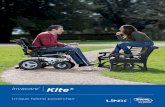 Invacare Kite® - Orto Rea · 2018-08-27 · Invacare Kite® The Invacare Kite is a powerchair that combines performance, driving comfort, compactness and personalisation. Designed