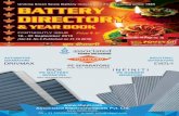 Contents18 Battery Directory & Year Book (Vol.34 No.5) 16 - 30 September 2019 (Published on 21.10.2019) Battery Directory & Year Book (Vol.34 No.5) 19 16 - 30 September 2019 (Published