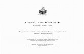 LAND ORDINANCEextwprlegs1.fao.org/docs/pdf/mal11422.pdf · MALAYSIA 1916 . CONTENTS LAND ORDINANCE (&P. 68) Page ... Declaration of town land. Alienation of State land. State land