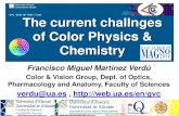 The current challnges of Color Physics & Chemistryrua.ua.es/dspace/bitstream/10045/44728/3/Current...The current challnges of Color Physics & Chemistry Francisco Miguel Martínez Verdú