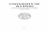 UNIVERSITY OF ILLINOISUNIVERSITY OF ILLINOIS . FACULTY SALARY STUDY . FALL 2016 . EXPLANATORY NOTES . Data Source . Data for this study come from the final Salary Planner file for