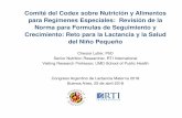 Comité del Codex sobre Nutrición y Alimentos para ... · El Codex Alimentarius • Un conjunto de normas, códigos de practica, directrices y otras recomendaciones reconocidos internacionalmente