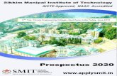 Prospectus 2020 Prospectus 2020.pdf · Sikkim Manipal University (SMU) is part of the Manipal Education and Medical Group that operates 6 Universities in India and overseas. Among