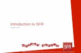 Introduction to SFR - Vivendi · introduction to sfr october, 2007 important notice: investors are strongly advised to read the important legal disclaimer at the end of this presentation