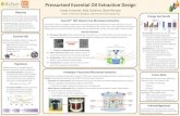Pressurized Essential Oil Extraction Design · The EssenEx™ 100 is an essential oil extraction unit developed and sold by OilExTech for home and lab use. The unit utilizes solvent-free