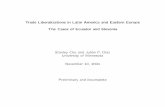 Trade Liberalizations in Latin America and Eastern Europe ...users.econ.umn.edu/~tkehoe/classes/EcuadorSlovenia.pdf · Trade Liberalizations in Latin America and Eastern Europe The