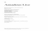 Amadeus Live...Amadeus Live is a production of Avex Classics International. In consideration of the artists and the audience, please refrain from the use of electronic devices during